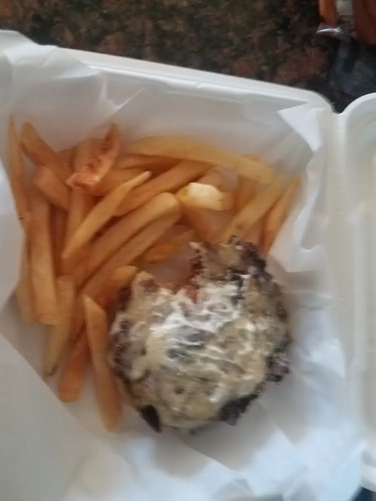 Mushroom Swiss Burger